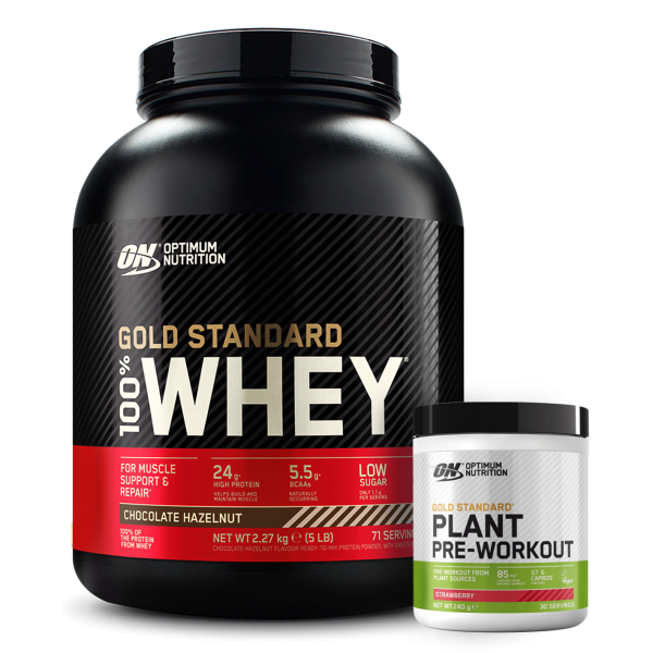 Optimum Nutrition 100% Whey Gold Standard 2270g Angebot + Optimum Pre-Workout Booster