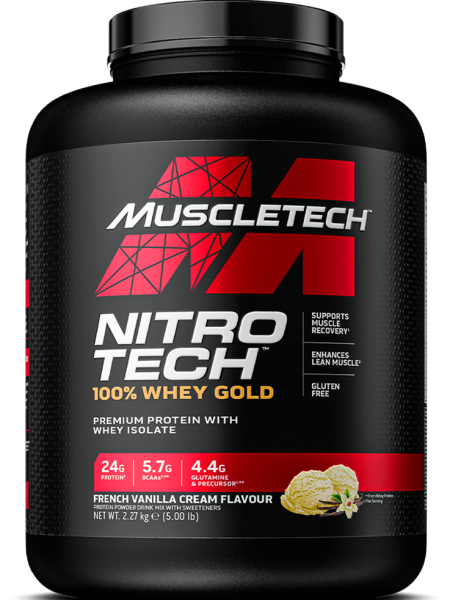 MuscleTech Nitro Tech 100% Whey Gold 2,27 kg Whey Isolat