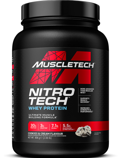 MuscleTech Nitro Tech Whey Protein 908g