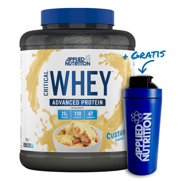 Applied Nutrition Critical Whey 2kg + Gratis Metallshaker