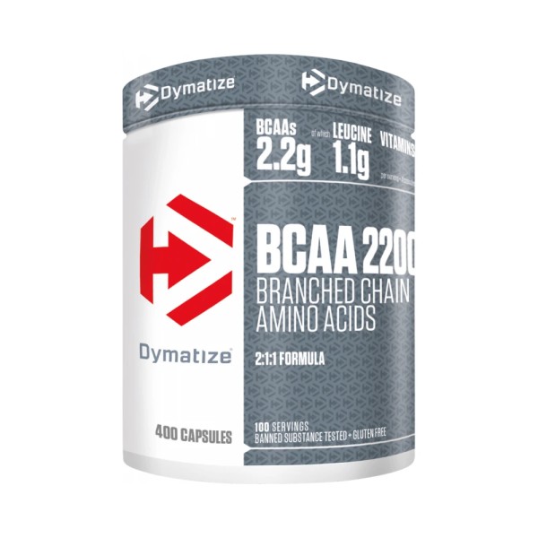 Dymatize BCAA 2200 Amino Acid 400 Kapseln